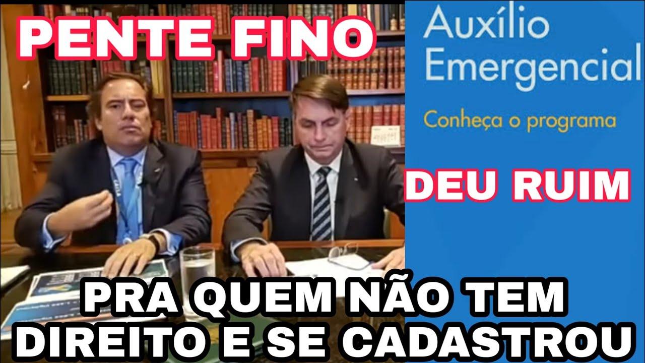 PENTE-FINO QUE PODE CORTAR O BENEFÍCIO DO AUXILIO EMERGENCIAL