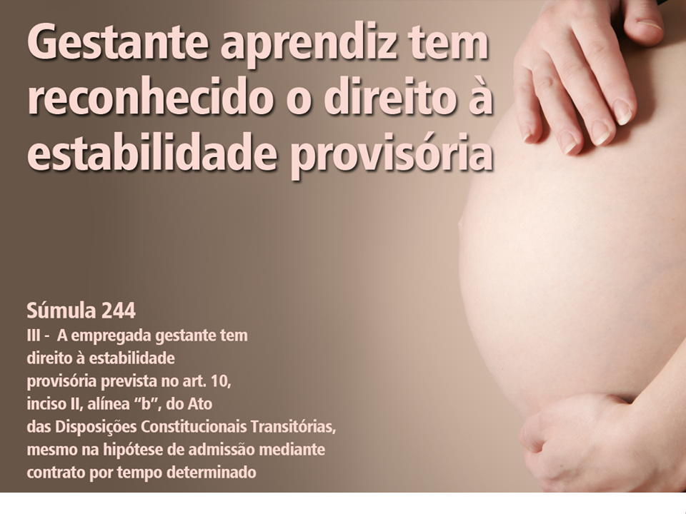 Jovem aprendiz grávida tem direito a Auxilio Maternidade????